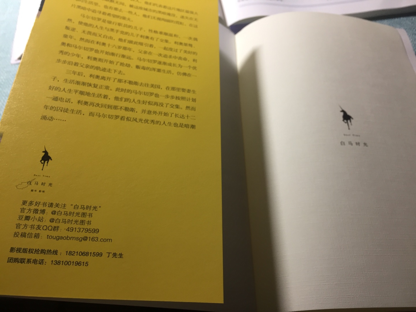 还没搞明白,是不是都印有 白马时光 ,没有去书店看过,所以有点儿疑问,只要是正版就好。喜欢这种简装版,现在的书很多都搞的像收藏版…书是用来读的,不是摆设,总觉得硬皮书拿着累。再一次为小哥点赞?