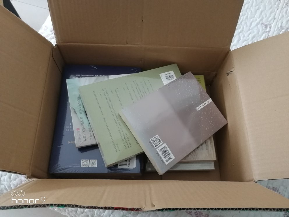 包装箱里没有用于保护的缓冲材料,拿到的时候就能听出来里面是松散的,很担心书会有损坏。包装箱也有破损。万幸书是没问题的。
