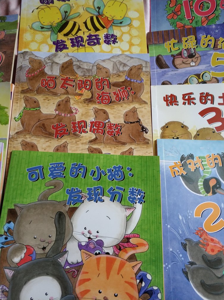 《小小数学家系列》,这套书很好的让我们了解幼儿的数概念和数能力,也能让我们缓解焦虑,不盲目跟其他孩子比较数学水平。一整套书跨越了好几个年龄段。根据不同阶段来引导,这套书我很喜欢,简洁易懂。