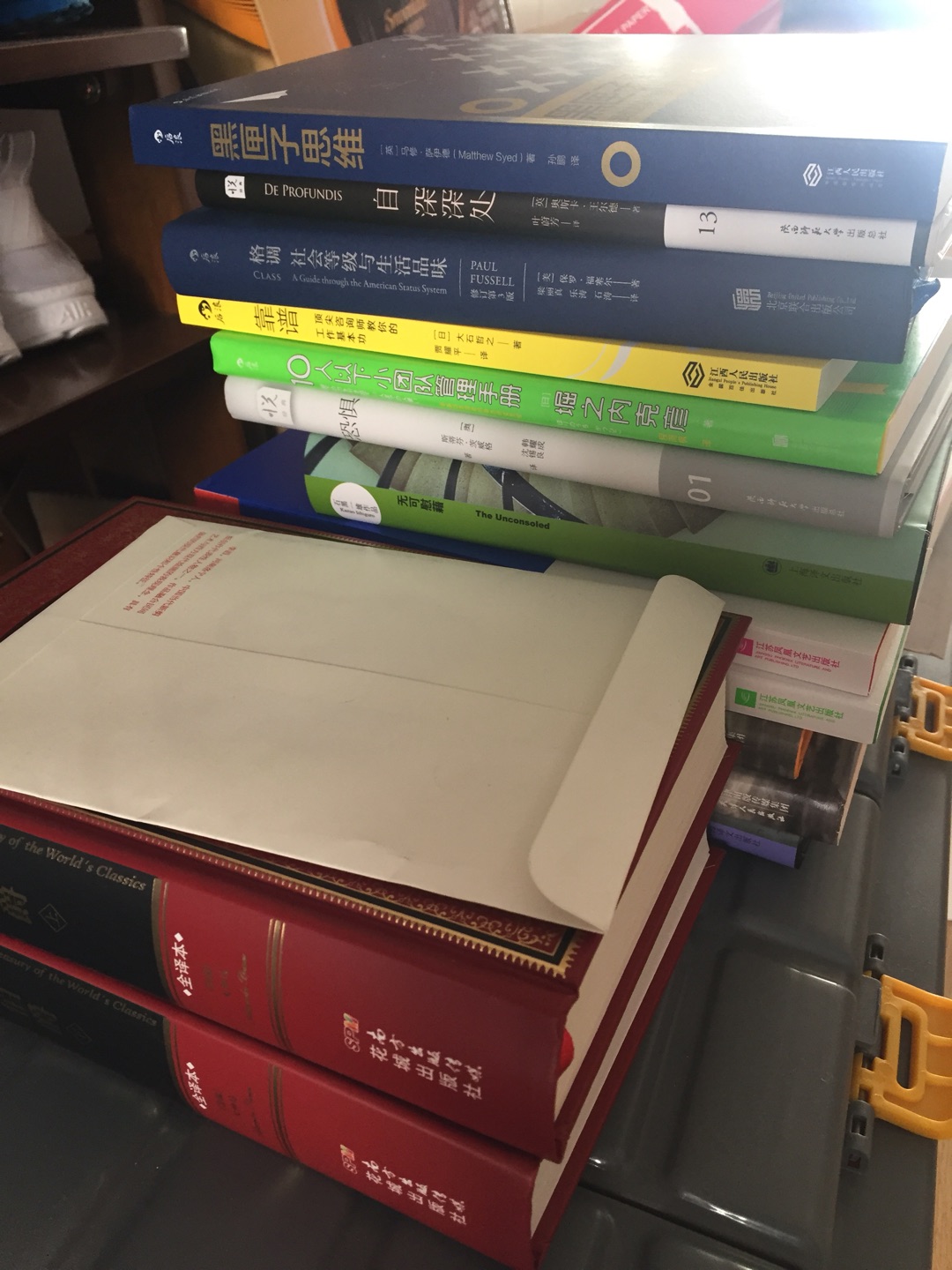 看到有大侠评论“买书如山倒,读书如抽丝”哈哈,笑死我了。不过果真如此,家里的书架已经放不下了,看的没几本。2018年心愿,别再买书了,先看书。