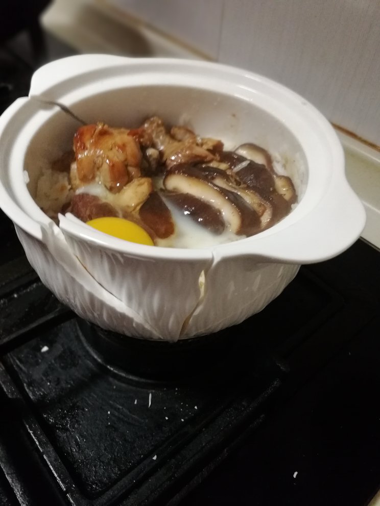 用之前泡水煲粥,然后小火还是破了