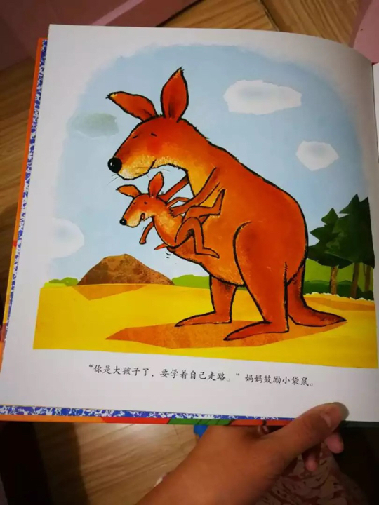 这种温情类的书籍把我自己先看红眼框了~最近不能陪在宝宝身边内心无限愧疚~ 希望她能感受到我对她的爱,终有一天她也需要离开我去远行。这本书的作者是画小老鼠的便便去哪儿了那本~画风非常可爱~