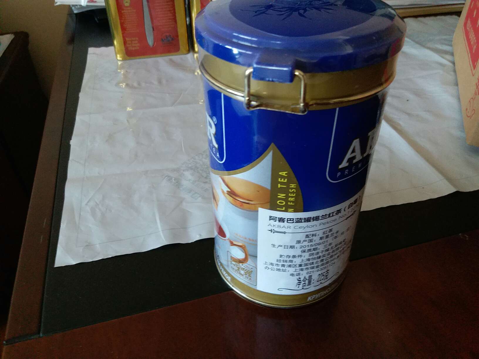 打对折买的,还没品尝,听说还可以