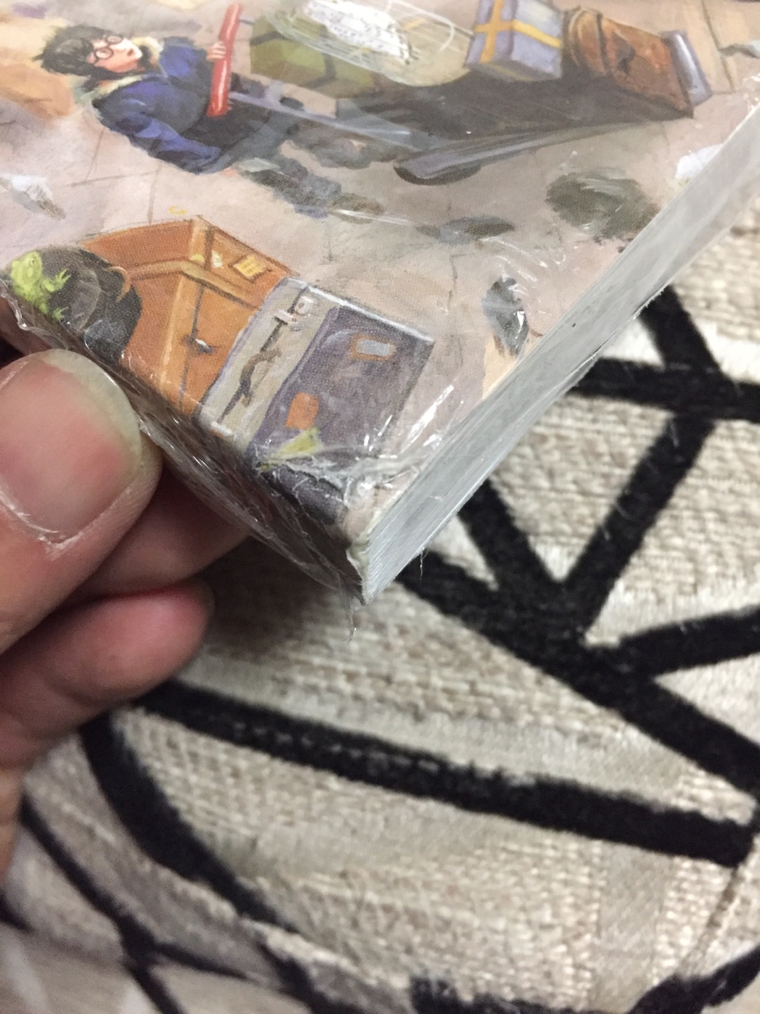 买东西最差的一次!拿到书之后发现三本书的塑封都是破的,而且每本书都有边角有明显的磨损!有一本书的封面甚至和书的宽度不一致,有明显落差,这也能是正版的吗?一颗星都不想给!差评!!!