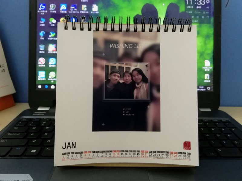日历收到啦,感觉还不错,照片很清晰,下次回购