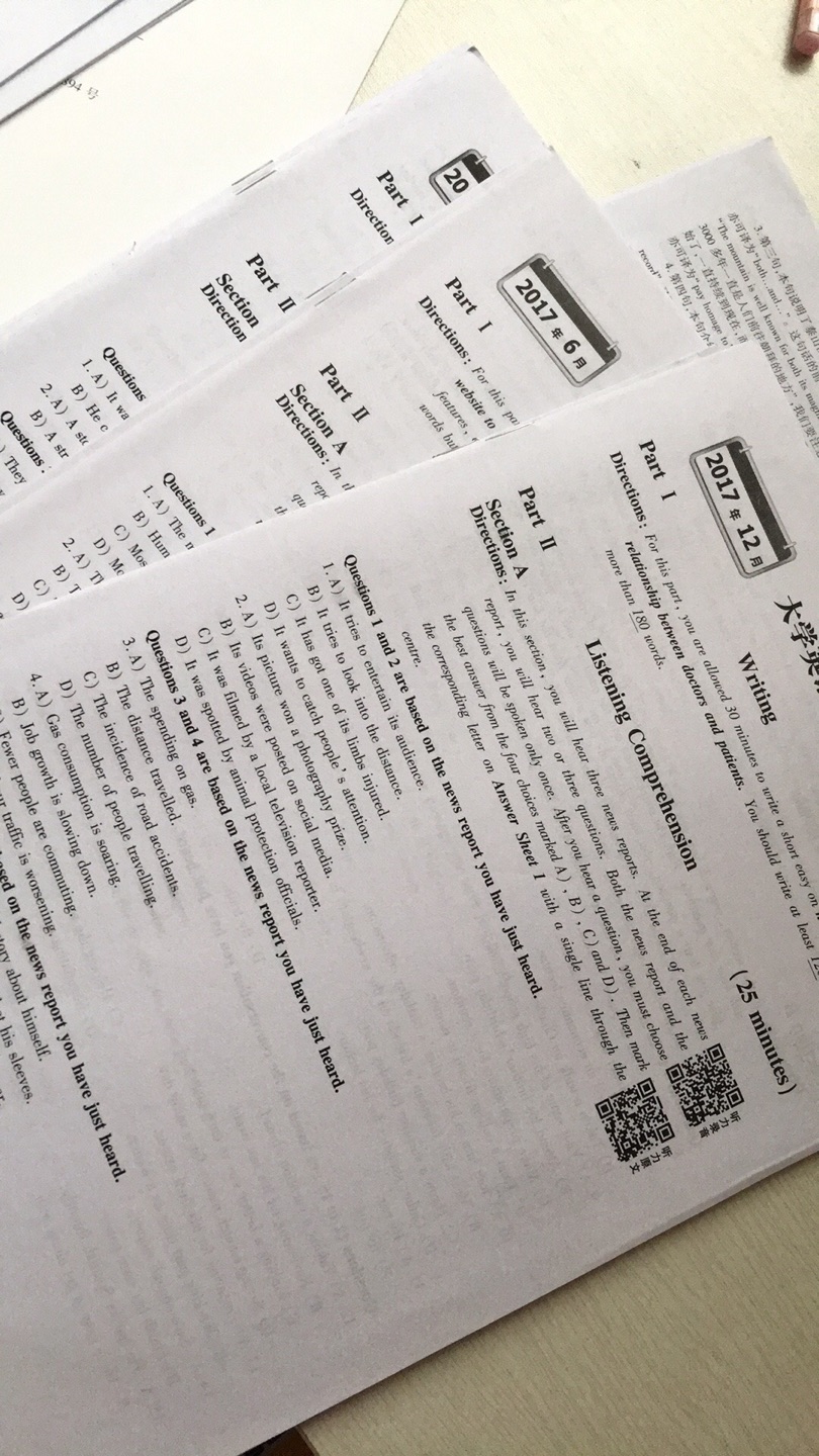 这是最后一次买四级试卷,马上毕业…卷子,反正看不懂,不知道好不好…听力扫码听,每套卷子一个码,很方便,解析挺全的,满意。这是最后一次买四级试卷,马上毕业…卷子,反正看不懂,不知道好不好…听力扫码听,每套卷子一个码,很方便,解析挺全的,满意。这是最后一次买四级试卷,马上毕业…卷子,反正看不懂,不知道好不好…听力扫码听,每套卷子一个码,很方便,解析挺全的,满意。这是最后一次买四级试卷,马上毕业…卷子,反正看不懂,不知道好不好…听力扫码听,每套卷子一个码,很方便,解析挺全的,满意。这是最后一次买四级试卷,马上毕业…卷子,反正看不懂,不知道好不好…听力扫码听,每套卷子一个码,很方便,解析挺全的,满意。
