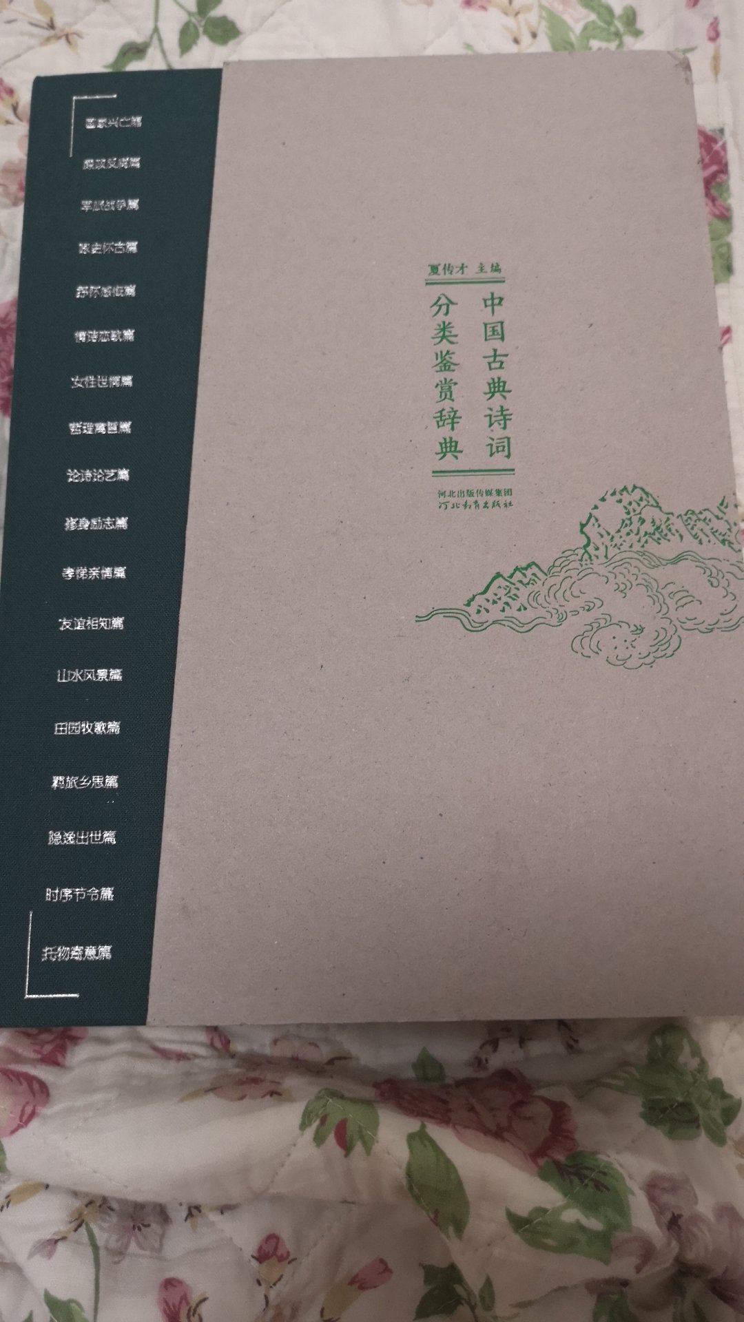 中国古典诗词分类鉴赏辞典,收揽了起于诗经,止于清末的1300多首古典诗词,可以说是最全古典诗词合集!适合孩子,也是家庭收藏的好书!商城购买,放心实惠!物流给力,包装扎实!