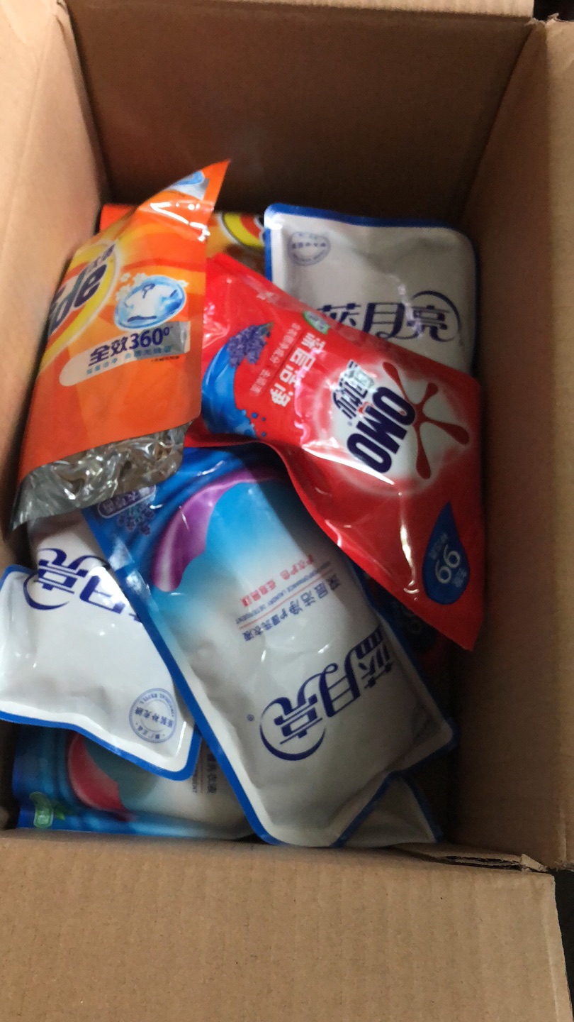 一下子买了四个牌子的洗衣液 顺便做一下测评 很好