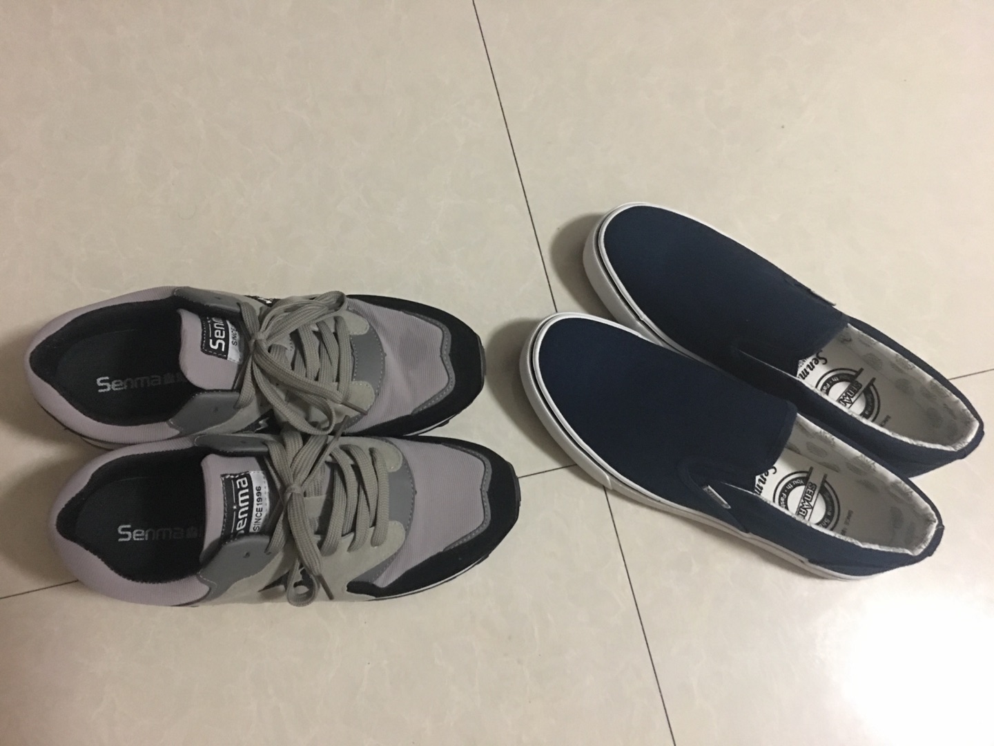 鞋子是真心不错哦!售后服务简直厉害哦!跑步鞋很轻便舒适!懒人鞋舒服!