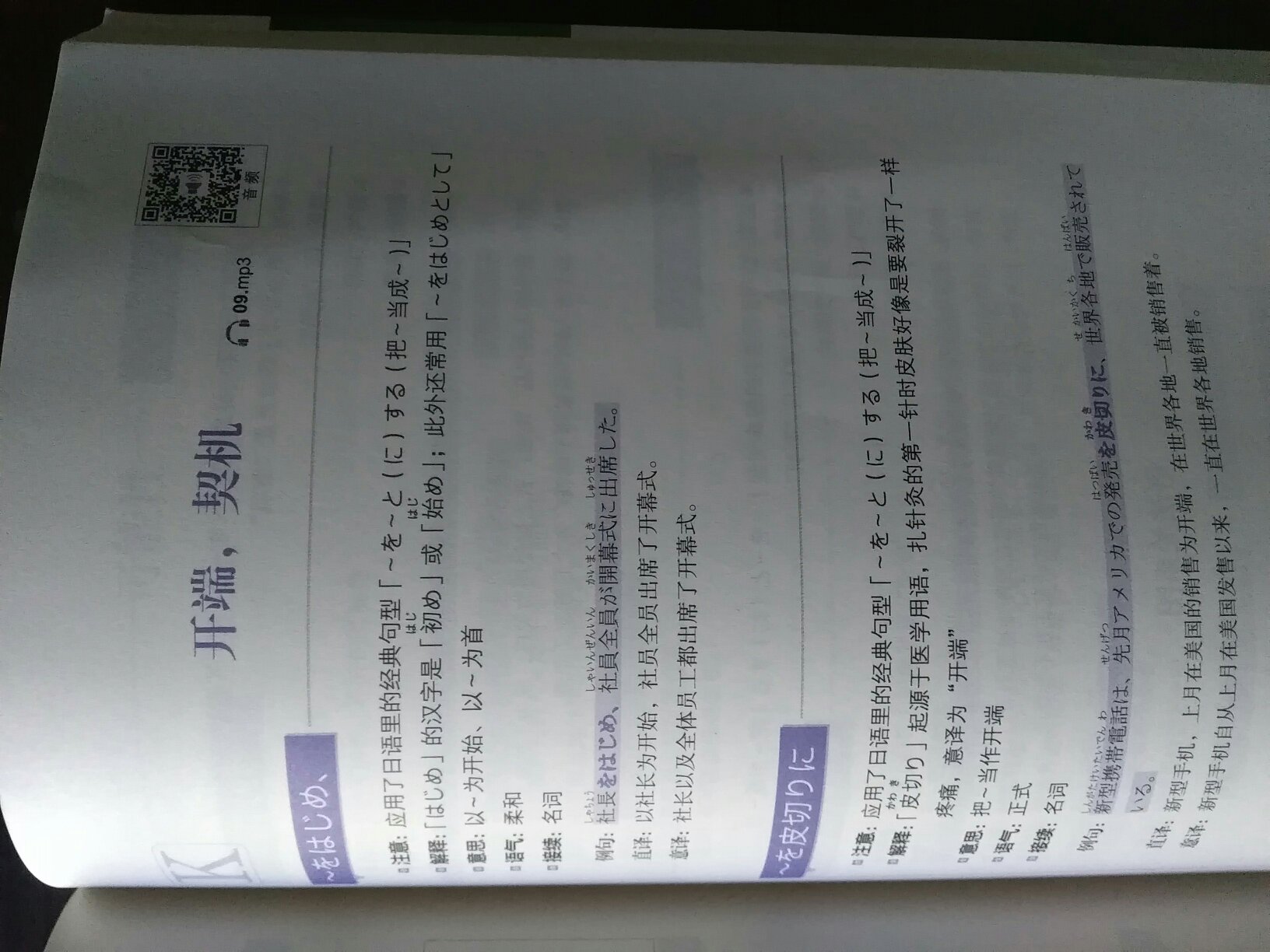 书收到了,内容很详细,很专业。一共有299页,在右上角还有二维码,扫了之后可以进去听音频,唯一不好的就是封面设计的不太好看,我拿到把它撕了,不影响使用 ヽ(^。^)丿
