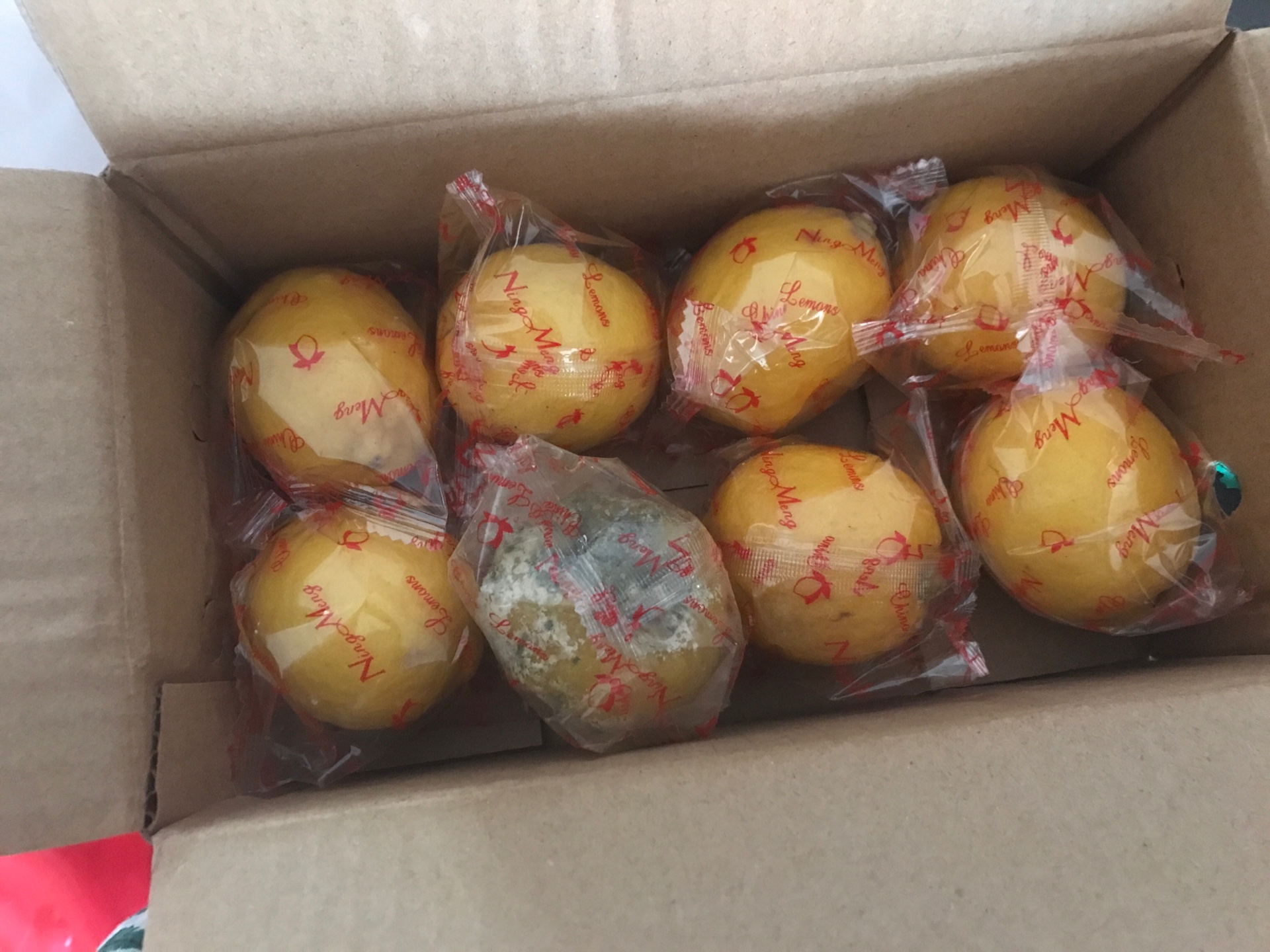 烂了一个,其他都还好