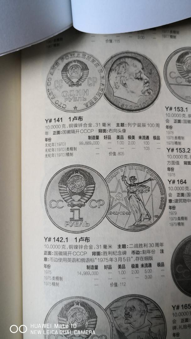 首出中文版,当然要买一本的!但是如序言所述,限于篇幅删减太多(金银币、纪念币都没有列入),因此还是需要搭配原版。期待后续修订完善!(拿出打印版做个对比:)