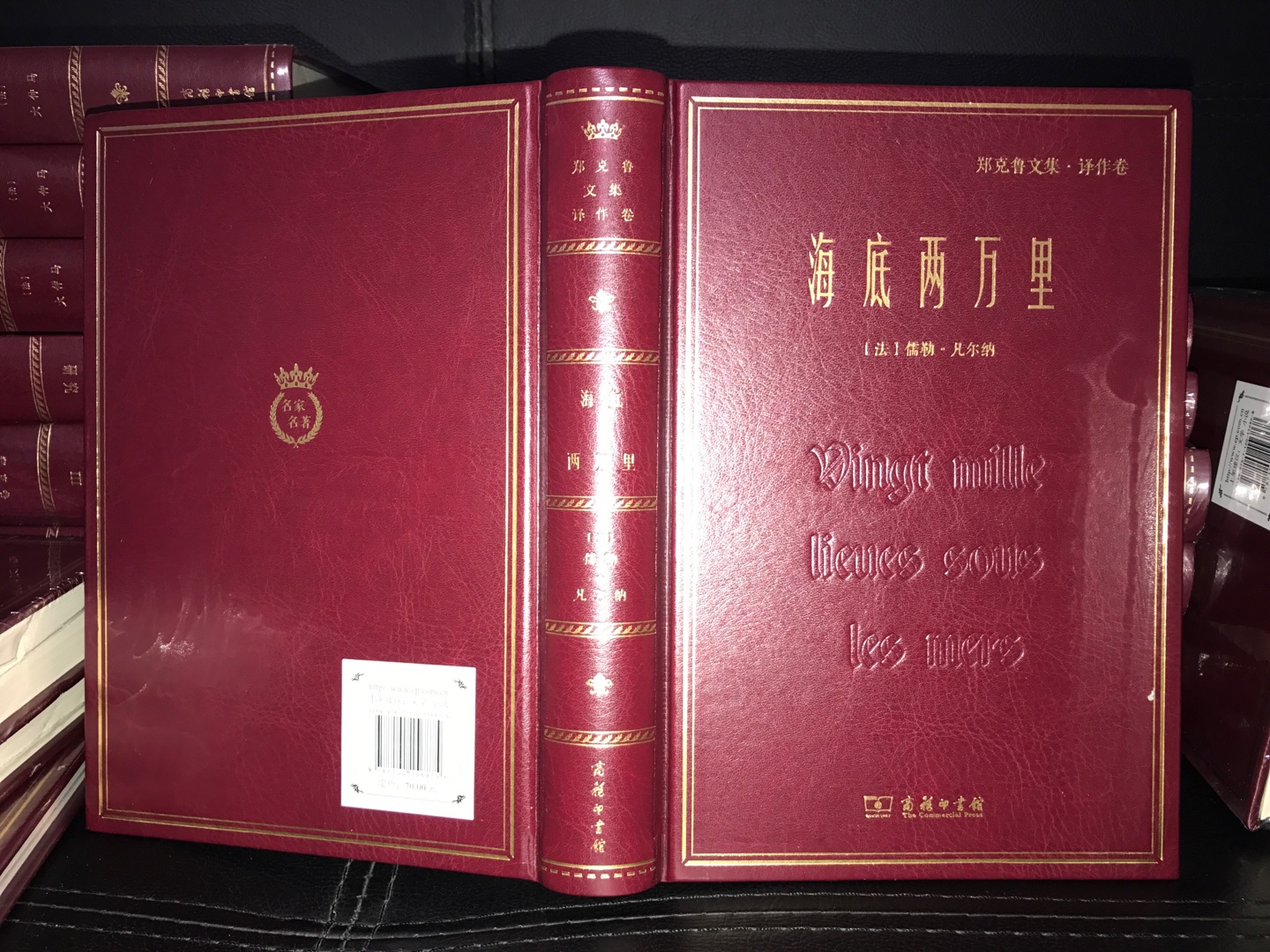 商务印书馆出品的就是精致,皮质封面,郑克鲁的经典译文值得收藏,纸张和印刷都很精美,就是包装太差了,图书没有不受到磕碰的,换了两次还是一样,提了很多次建议都没用,,,,