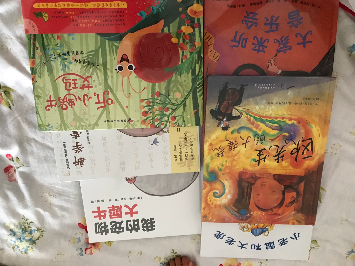 音乐启蒙开始啦,我是一个五音不全的妈妈,小时候几乎没有接触到音乐,否则我也不至于音乐素养这么差。所以我要吸取教训,怎么着也得让孩子比我强,先从绘本开始吧!