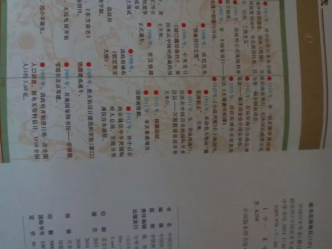 用年表读懂中国历史,书不错,语言流畅,点评到位,大事记要言不烦,跟随它重温数千年中国历史,从只言片语中再获智慧凝聚。 ?