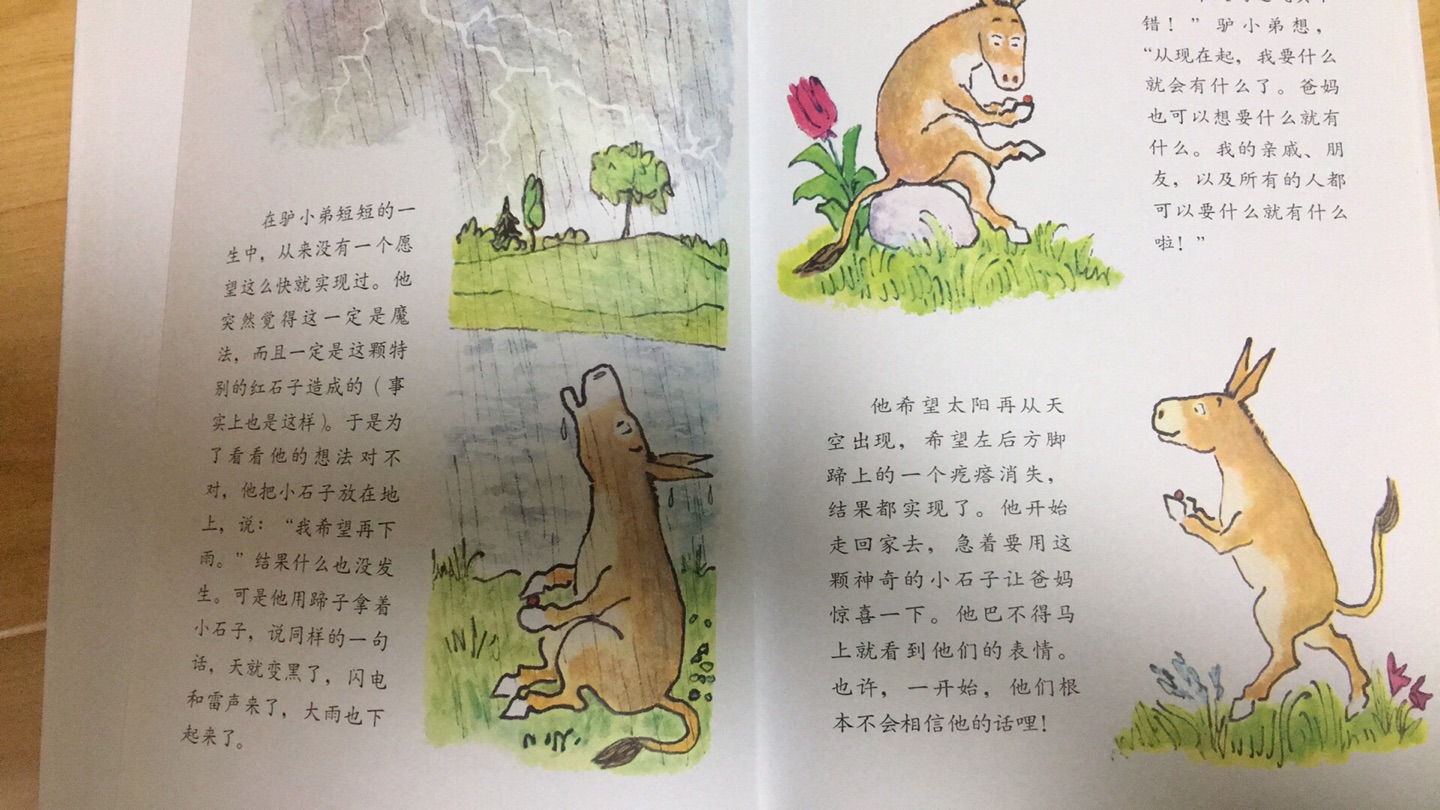 喜欢信谊的绘本,又来买啦,驴小弟的故事令人思考,什么才是你最想要的,我们常常会忽视生活中的种种,要珍惜当下,做一个知足幸福的人。
