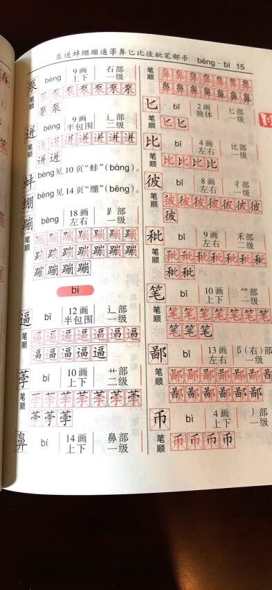 老师说小朋友从小时候就要掌握好笔顺和笔画,要养成好习惯,可惜我自己有时候也不会,有了这本笔顺字典,什么问题都解决了,好书,小学生应该够了,