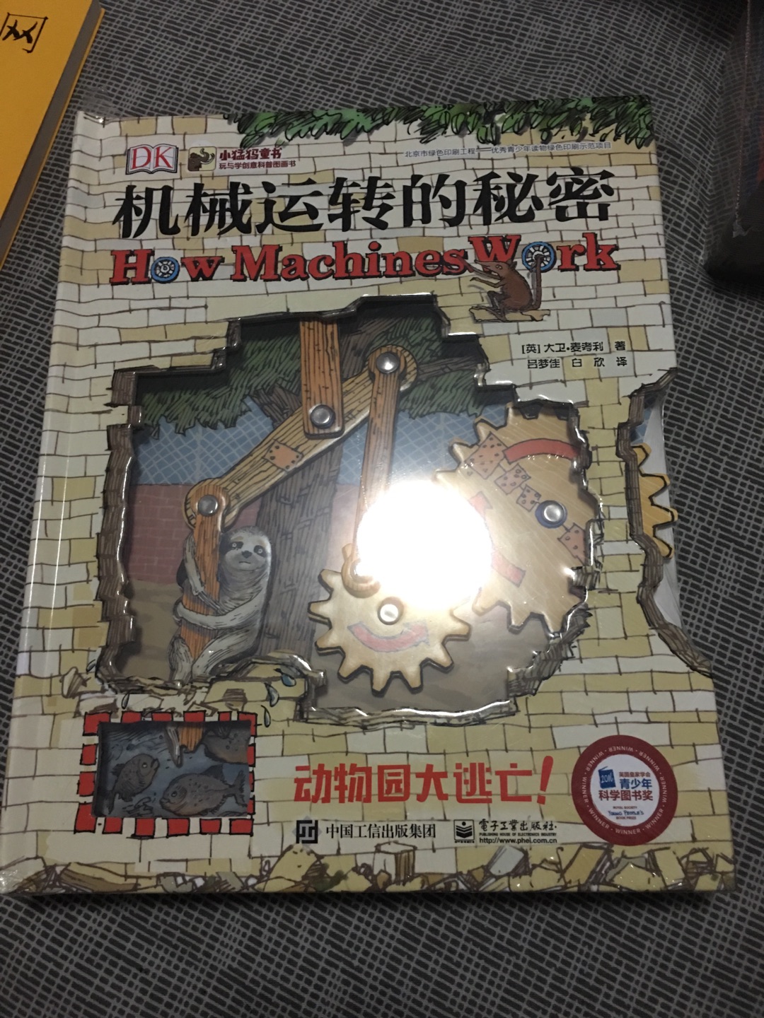 很棒的一本书,买了很多dk的书,没有失望过,孩子可以自己动手操作,玩的不亦乐乎。如果纸板能做的更有韧劲就更完美了,有些页,孩子玩的次数多了就不太好使了,望改进!快递非常快,赞一个!