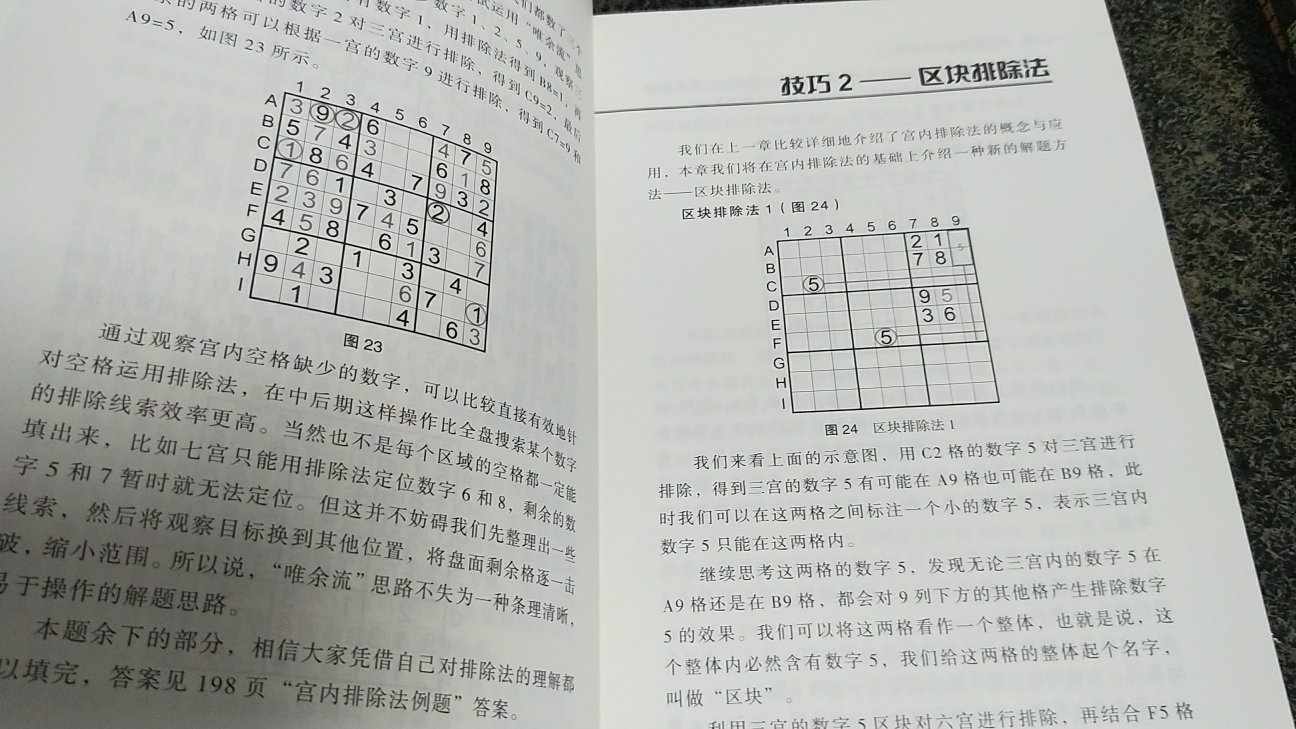 强烈推荐此书给喜欢数独的朋友!讲解详尽易懂!作者很用心!虽说我已练过许多题,但看了作者的方法介绍仍旧获益匪浅!