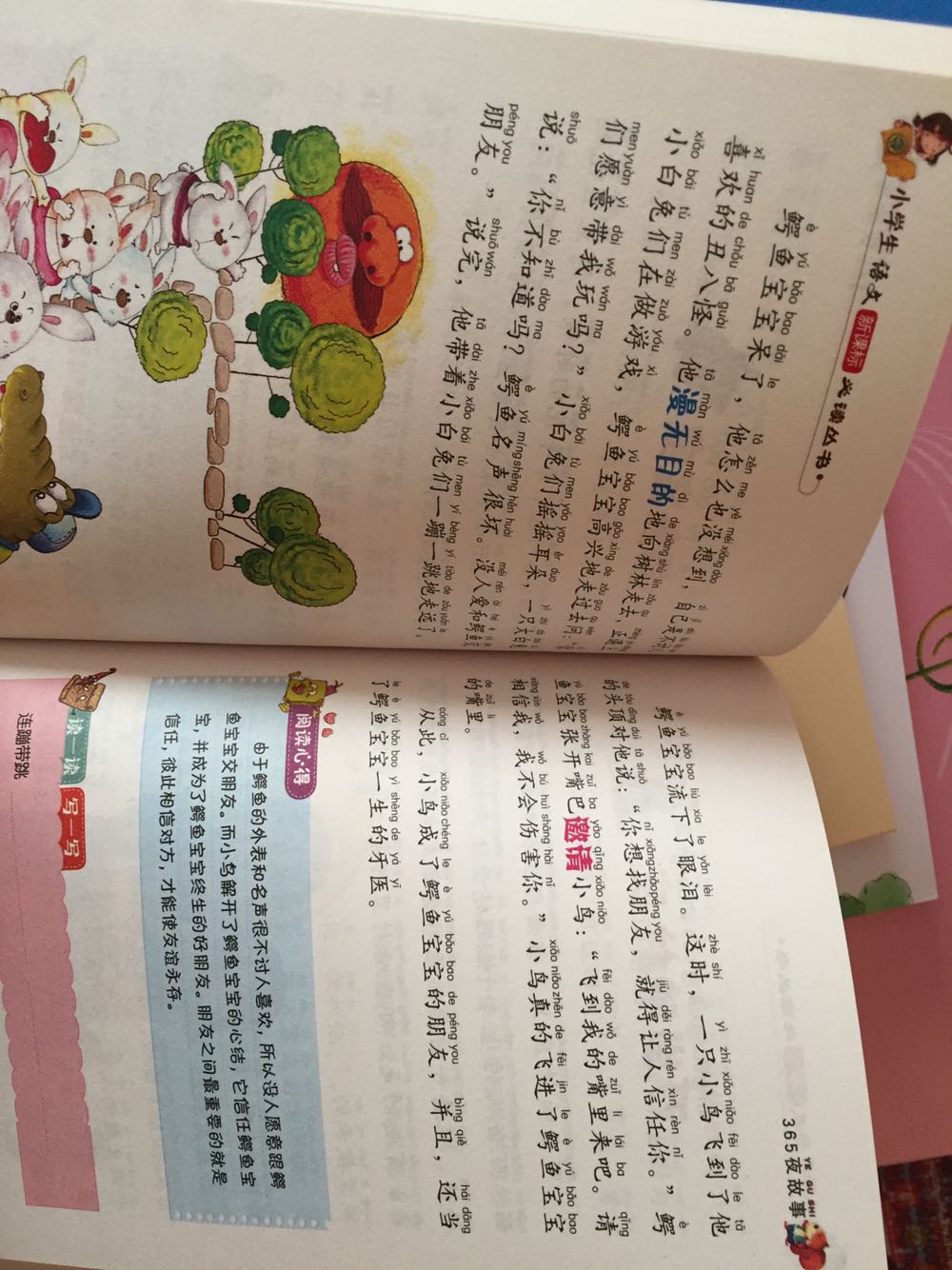 新学期开学啦,买了很多好看的绘本哦,希望孩子多读书少接触电子产品,越来越好啦,电子产品最好,图书也好,比很多专门卖书的网站价格便宜多了,赞赞赞
