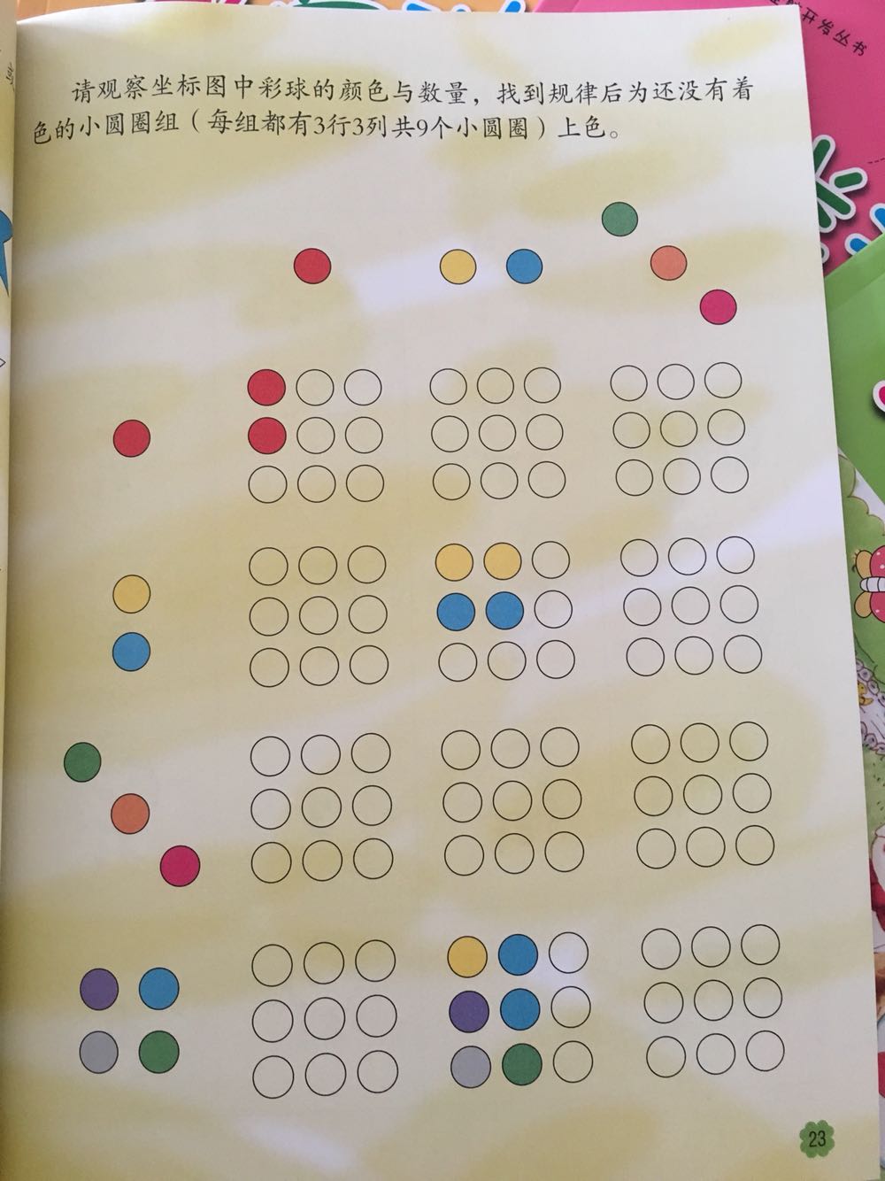 大促再加神券买书相当超值。家里各种囤书,一直坚持亲子阅读。估计以后剁手会越来越严重。这套书还不错,宝宝2岁有一些也可以完成,刚翻开就吵着要做,总体还可以,但是有的看不懂题意