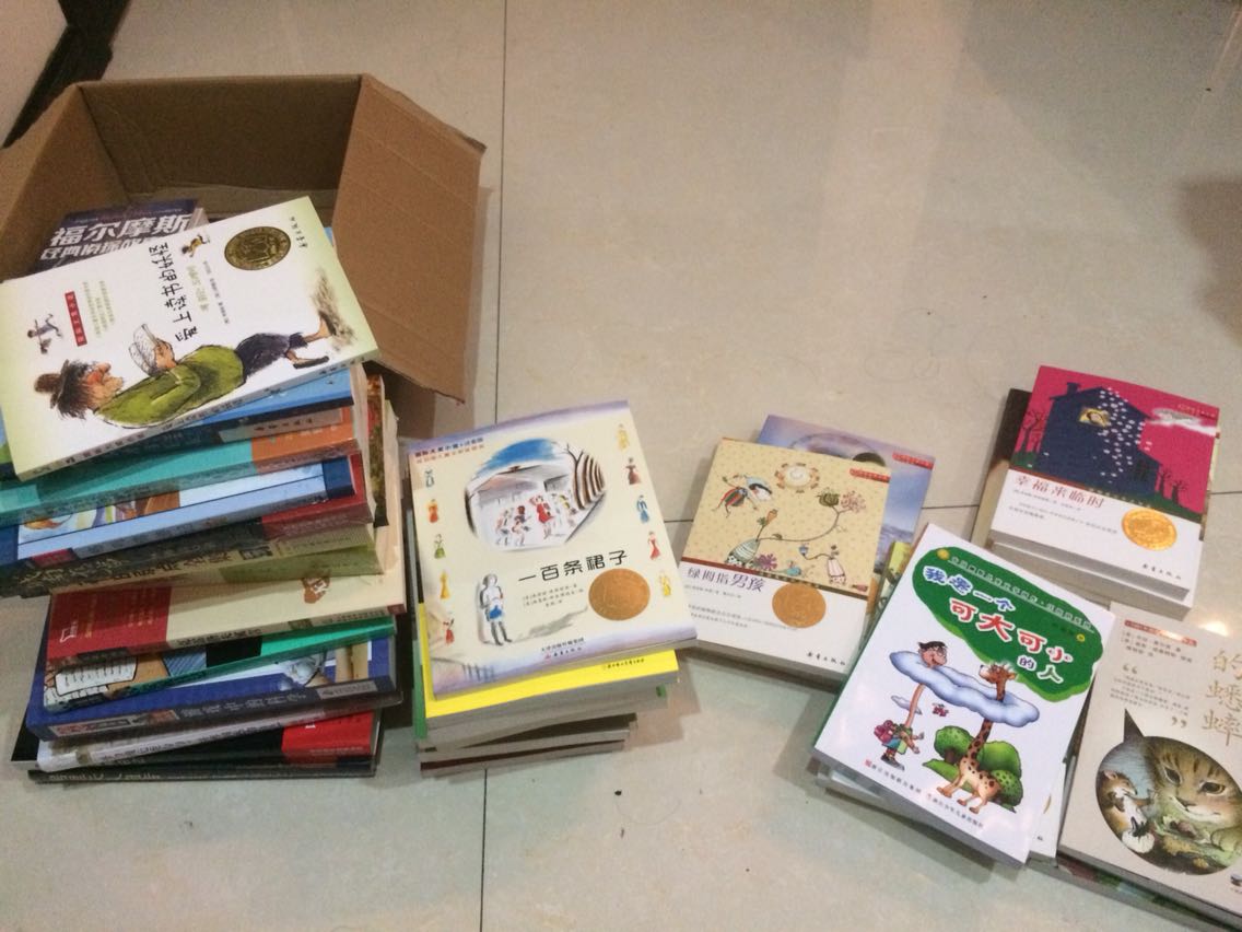 给孩子买书比买任何零食都值得一下子买了三箱的书,够孩子看一年了。这次活动力度好大,虽然没有把活动优惠好好利用起来,但还是觉得买到就是赚到了