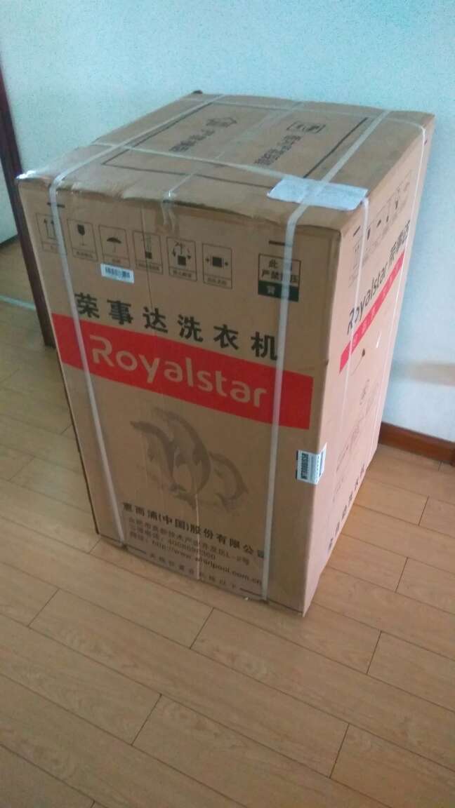 比预定送货时间提前一天送货,荣事达洗衣机老牌子, 我们家的第二台,8.5公斤够大。