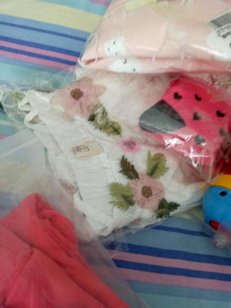 Cicie童装女童雪花植绒网纱短裙171014米色110