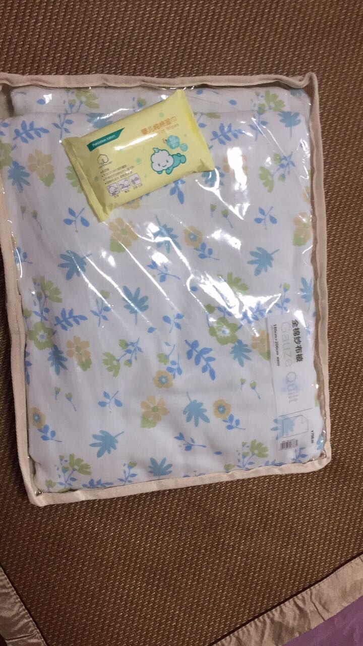 活动时候买真心太划算啦!全棉时代质量真心不错,已经盖上了,赞?