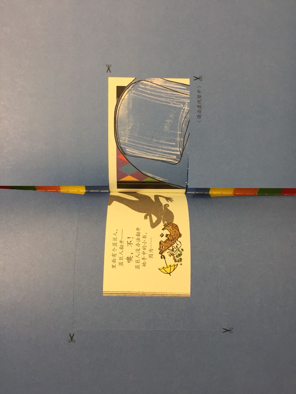 早就慕名这本书,手工书,撕开剪开后就是别有一番风味了。不知道宝宝两岁多撕得来吧?呵呵。期待。每每买书收书,兴奋不已。期待把家里的书都能尽快看完!