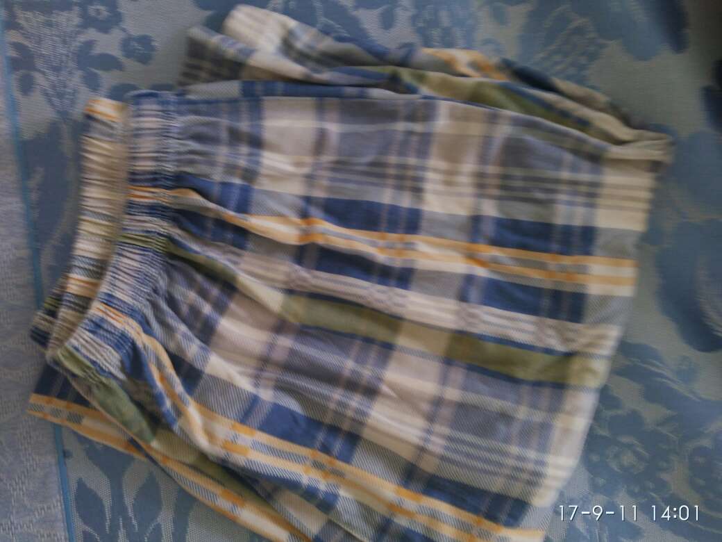 衣服不是棉的,不过穿着还挺舒服,适合夏天。