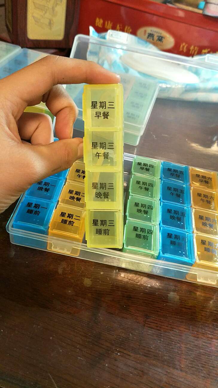 超级温馨的小盒子。标注很清晰,家人喜欢。
