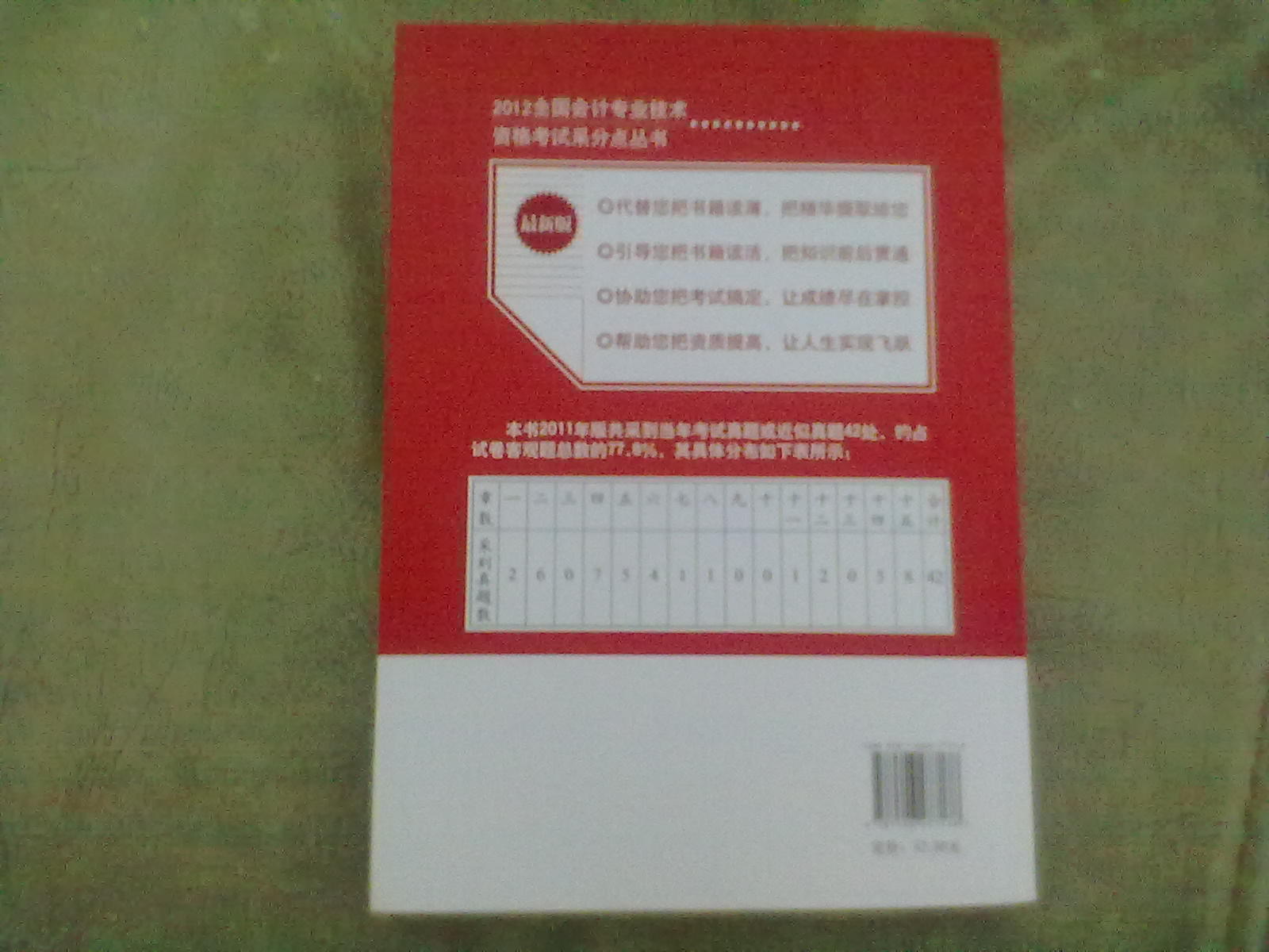 2012全國會計(jì)專業(yè)技術(shù)資格考試采分點(diǎn)叢書：初級經(jīng)濟(jì)法基礎(chǔ)采分點(diǎn)與模擬測試（最新版） 曬單實(shí)拍圖