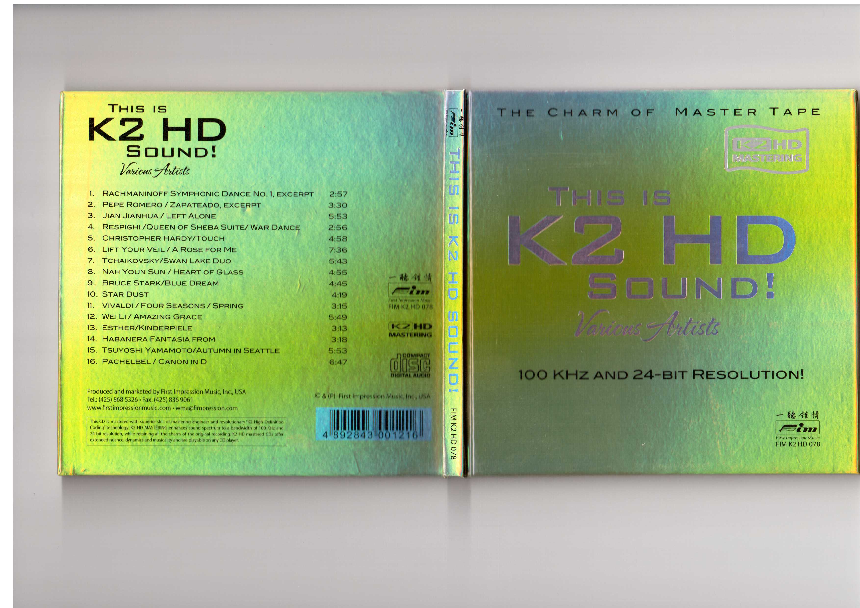 進(jìn)口CD 經(jīng)典再現：K2HD之聲（CD） 曬單實(shí)拍圖