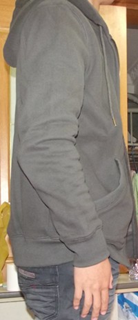 装新品立体绣花开衫卫衣11C205023 铁灰色 X