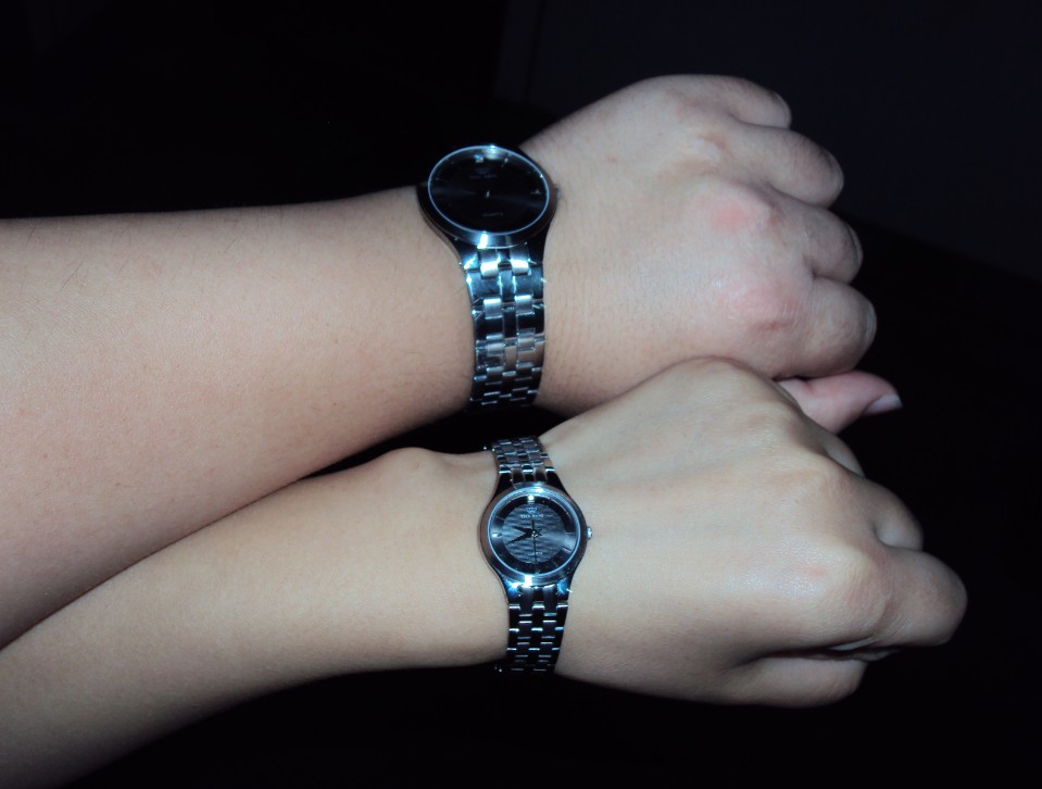 天王表 全钢情侣表 男表 GS3522S 黑--和老婆一