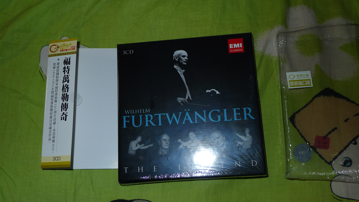 進(jìn)口CD 福特萬格勒傳奇（3CD） 曬單實(shí)拍圖