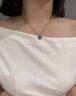 琦君愛(ài)心項鏈女925銀輕奢鋯石永恒之心愛(ài)人吊墜老婆生日214禮物送女友 愛(ài)心項鏈（輕奢禮盒） 曬單實(shí)拍圖