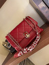 caibukaier斜挎包包女包紅新娘婚包輕奢手提鏈條包實(shí)用生日禮物送女友送老婆 【紅色】高級感送女朋友高檔 時(shí)尚高端休閑百搭單肩腋下包 曬單實(shí)拍圖