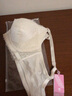 華歌爾（Wacoal）藍(lán)標(biāo) 內(nèi)衣女曠野美拉德薄款蕾絲聚攏圓潤寬側(cè)收副乳調(diào)整型文胸罩 豆乳白 85E 曬單實(shí)拍圖