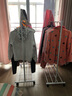 小媳婦可移動(dòng)衣帽架落地掛衣架墻掛簡(jiǎn)易衣服架子家用衣架置物架臥室衣架 白色長(zhǎng)80*寬45*高130-160cm 曬單實(shí)拍圖