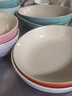 酷彩（Le Creuset）炻瓷23cm橢圓形創(chuàng)意彩虹系列沙拉水果菜盤(pán)家用餐具多彩餐具套組 23cm2件套加勒比藍(lán) 曬單實(shí)拍圖