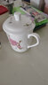 鵬博陶瓷景德鎮陶瓷茶杯辦公室杯會(huì )議室喝茶杯子水杯大容量泡茶杯可定制 水點(diǎn)桃花 曬單實(shí)拍圖