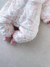 迪士尼嬰兒棉服春秋冬加厚棉服冬裝連體衣女寶寶外出服抱服新生兒加厚童 粉色 太陽(yáng)花 80cm 16-20斤 曬單實(shí)拍圖