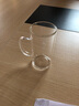 彌瑞玻璃杯帶把手玻璃綠茶杯喝茶杯子辦公室泡茶杯水杯功夫品茗杯套裝 大號6只裝 曬單實拍圖