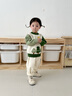 幼歌（YOUGE）嬰幼兒童趣小鳥繡花標(biāo)撞色套頭毛衣松軟寬松細(xì)膩上衣潮 淺杏白 90 cm 曬單實(shí)拍圖