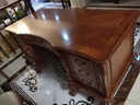 匠萊藝美式大班臺歐式書(shū)房書(shū)桌寫(xiě)字臺實(shí)木高檔辦公電腦桌奢華老板總裁桌 1.8米老板桌/180*80*78cm 曬單實(shí)拍圖