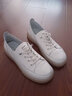 ZHR小白鞋女真牛皮經(jīng)典撞色板鞋女清新百搭軟底休閑女鞋 A90 米色 39 曬單實(shí)拍圖