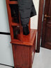 蒙地亞 蒙地亞紅木家具非洲花梨（學(xué)名：刺猬紫檀）新中式落地臥室衣帽架鞋柜掛衣架中式 定制款 曬單實(shí)拍圖