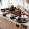萬(wàn)仟堂（Edenus）高檔功夫茶具套裝 帶茶盤(pán)中式茶具成套實(shí)用送伴手禮盒 菩提香呆A 曬單實(shí)拍圖